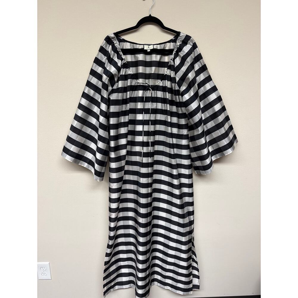 TUCKERNUCK Midnight Check Claudine Dress Size L EUC Retail $228 - Picture 8 of 8